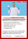 5. kursuse HAMBAARSTITUDENG – alusta oma teekonda hambaarstina TARTUS Med & Dent hambakliinikus!