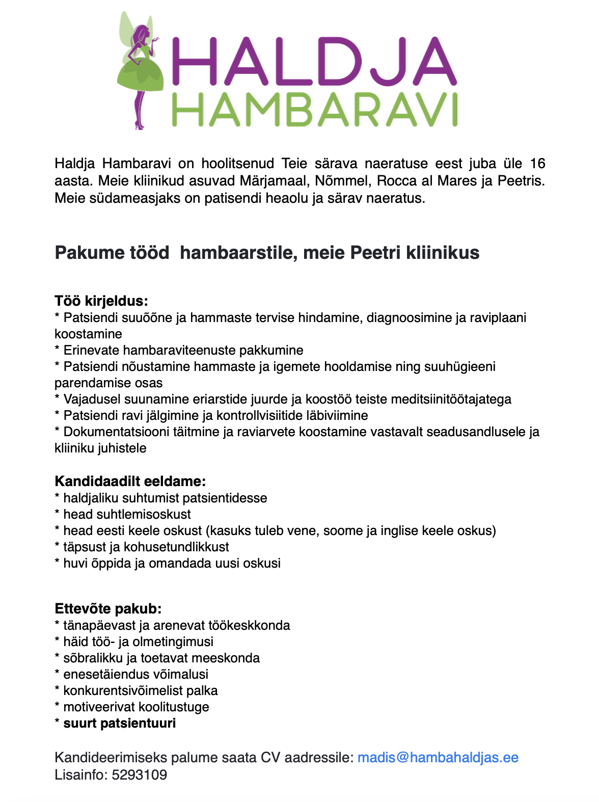 HAMBAARST LIITU MEIE TIIMIGA!
